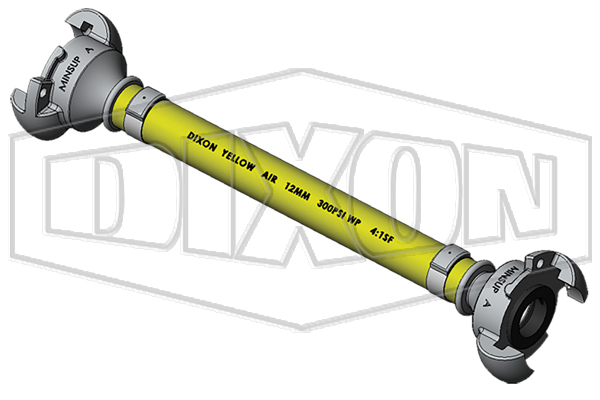 PVC Safety Yellow Air Water Delivery Assembly H010